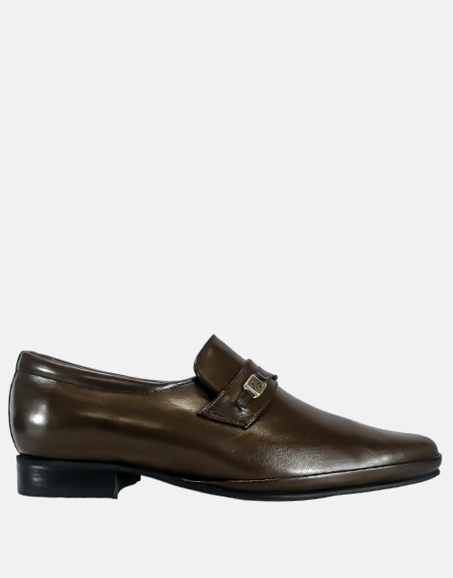 JOHN DRAKE Dark Chocolate Slip On