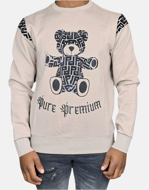 PURE PREMIUM Nagela Warm Grey Sweater