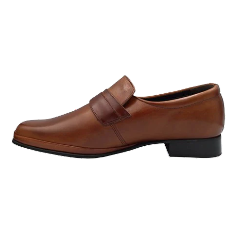 JOHN DRAKE Leather Dark Brown Moccasin