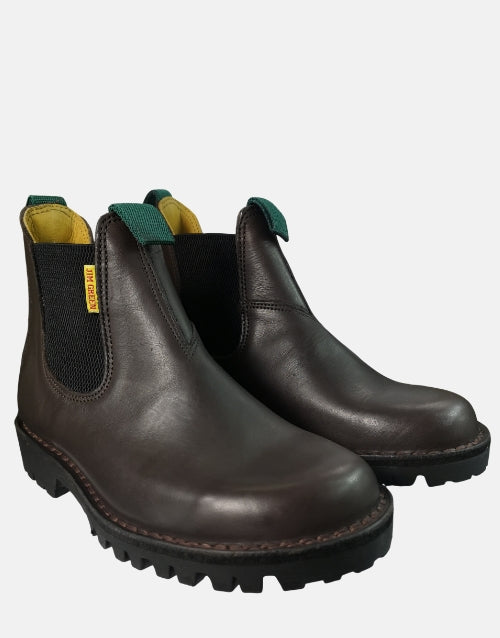 Jim Green Stockman Chelsea Brown Steel Toe Boot