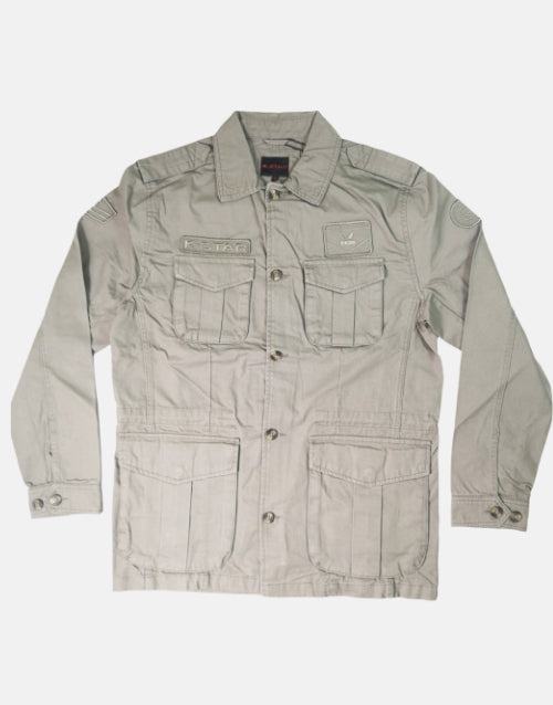K Star 7 Refined Denim Craig Taupe Jacket