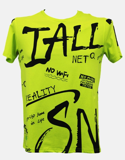 Vialli Creato T-Shirt (Neon Green)