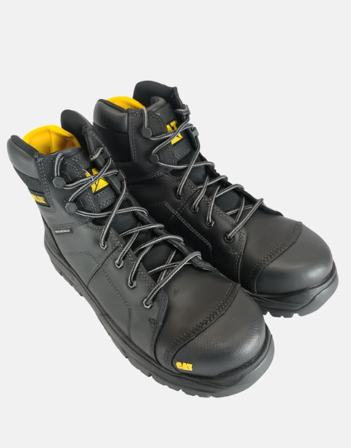 Caterpillar Leather Crossrail 2.0 Safety Boot Comp Toe Black