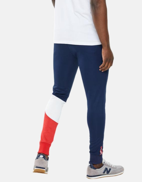 Diadora Slim Track Pants Navy & Red