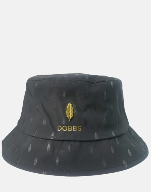 DOBBS Black Bucket Hat