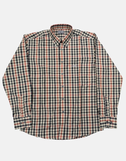 Aero Cable LS Check Burberry Shirt
