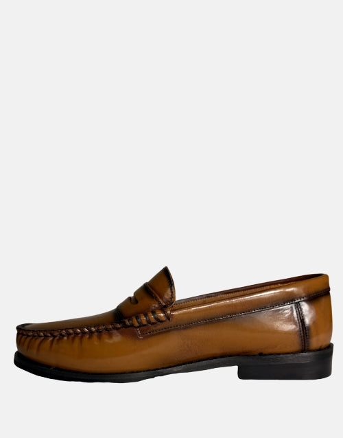 Dakota Penny Tan Mocassin