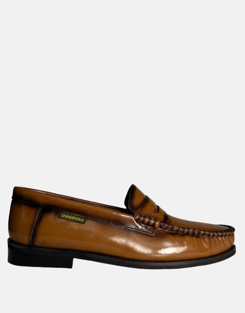 Dakota Penny Tan Mocassin
