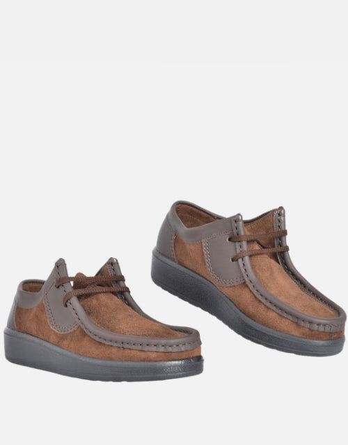 Grasshoppers Suede Dark Brown Mocca