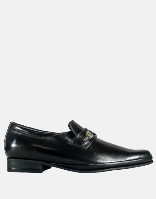 JOHN DRAKE Leather Black Mocassin