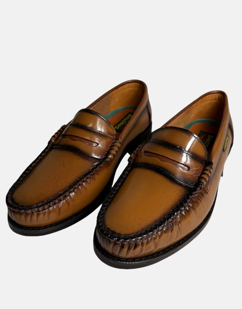 Dakota Penny Tan Mocassin