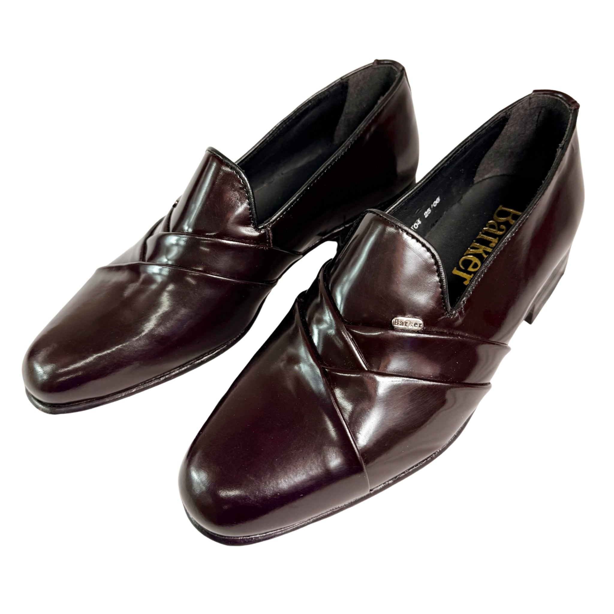 Barker Leather Dereck Burgundy Moccasin