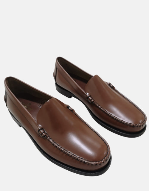 Sebago Leather Frank Man Brown Moccasin