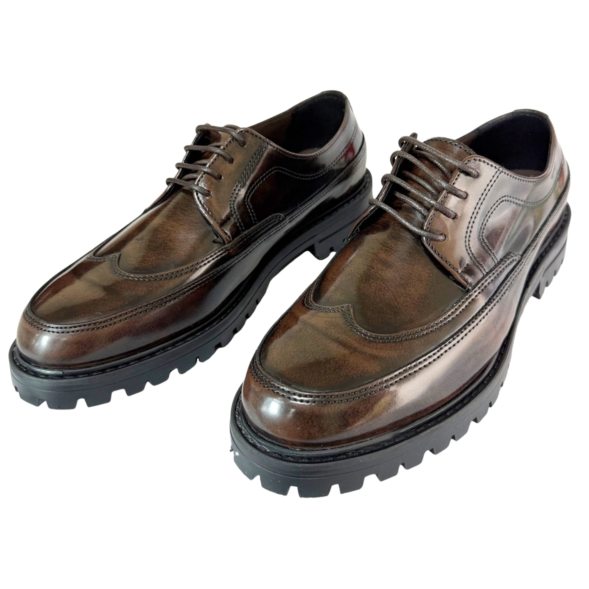 Filo Brown Hi-Shine Moccasin