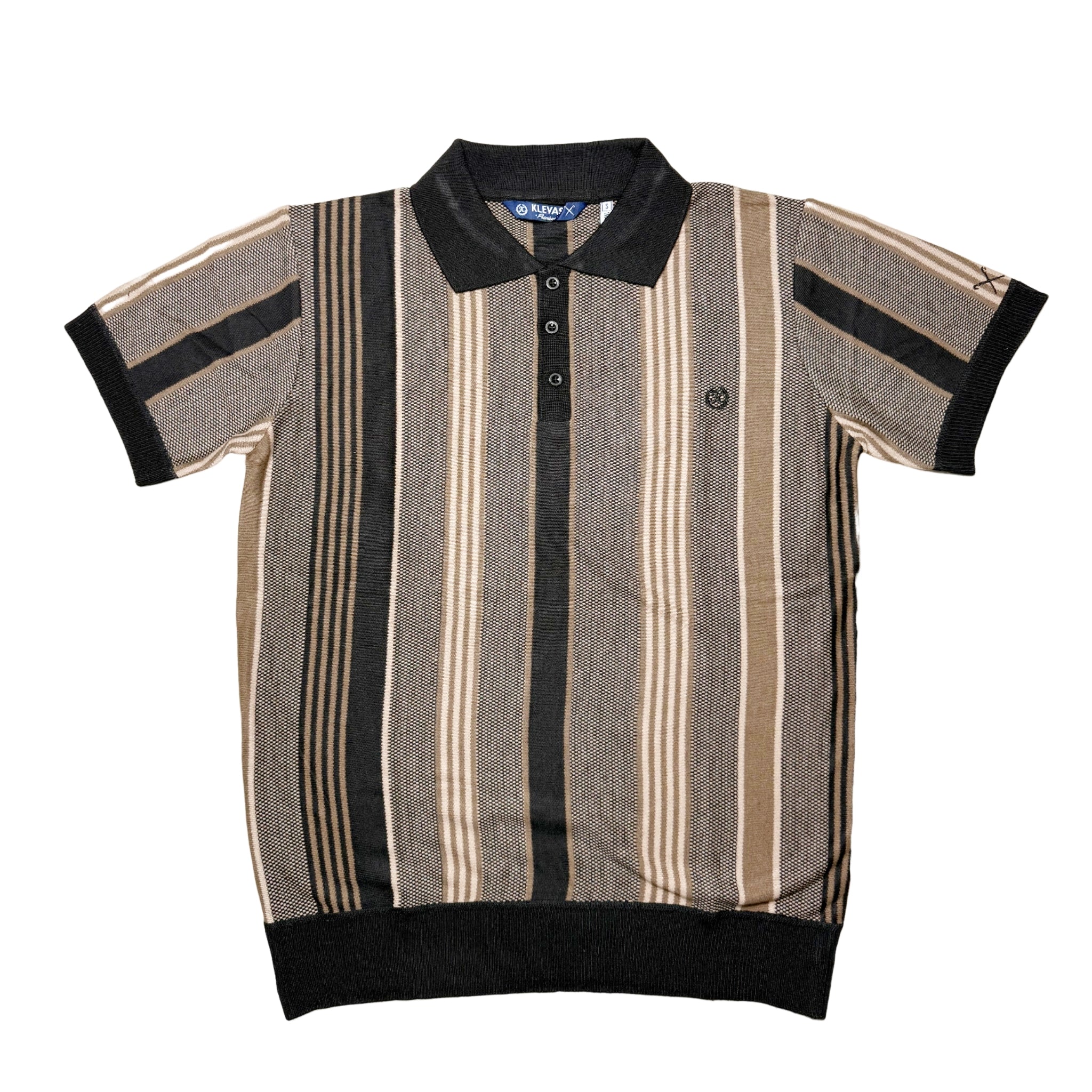 Klevas Black Strada Knitwear Golfer