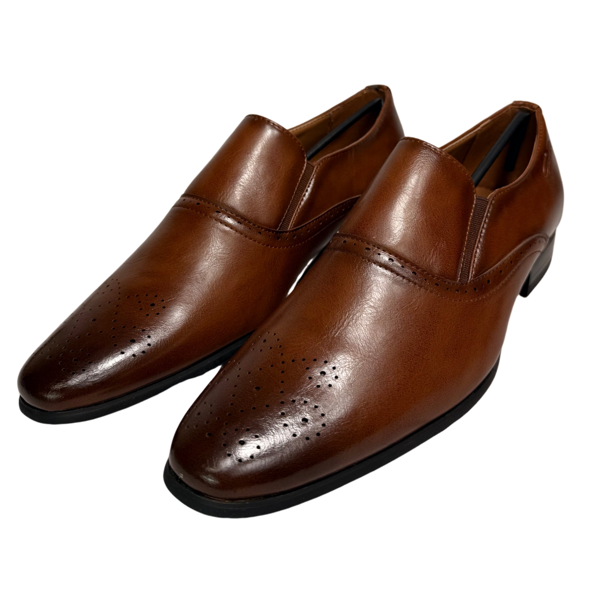 Gino Paoli Tan Brogue Slip On