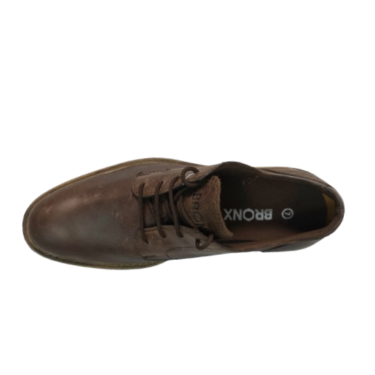 BRONX Leather Jump Choc Brown Diesel Shoe