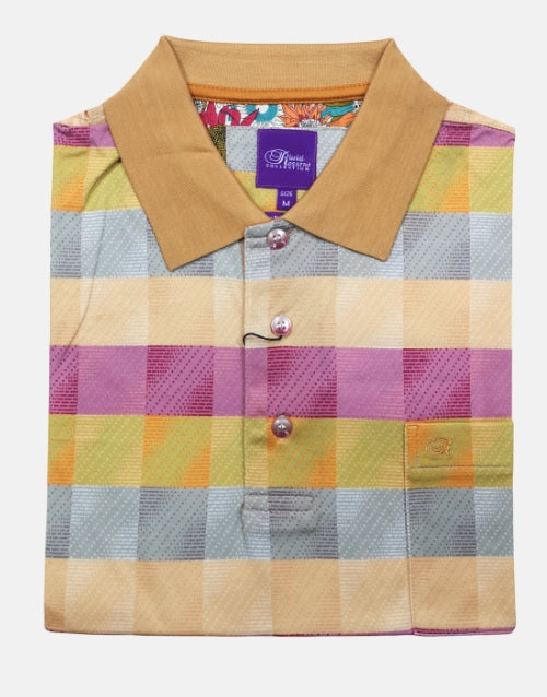 Rossini Italian Peach Double Mercerised Golfer