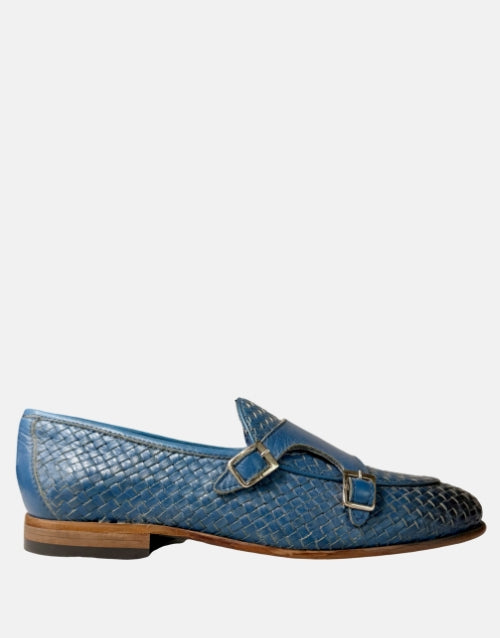 Calvano Blue Monk Strap