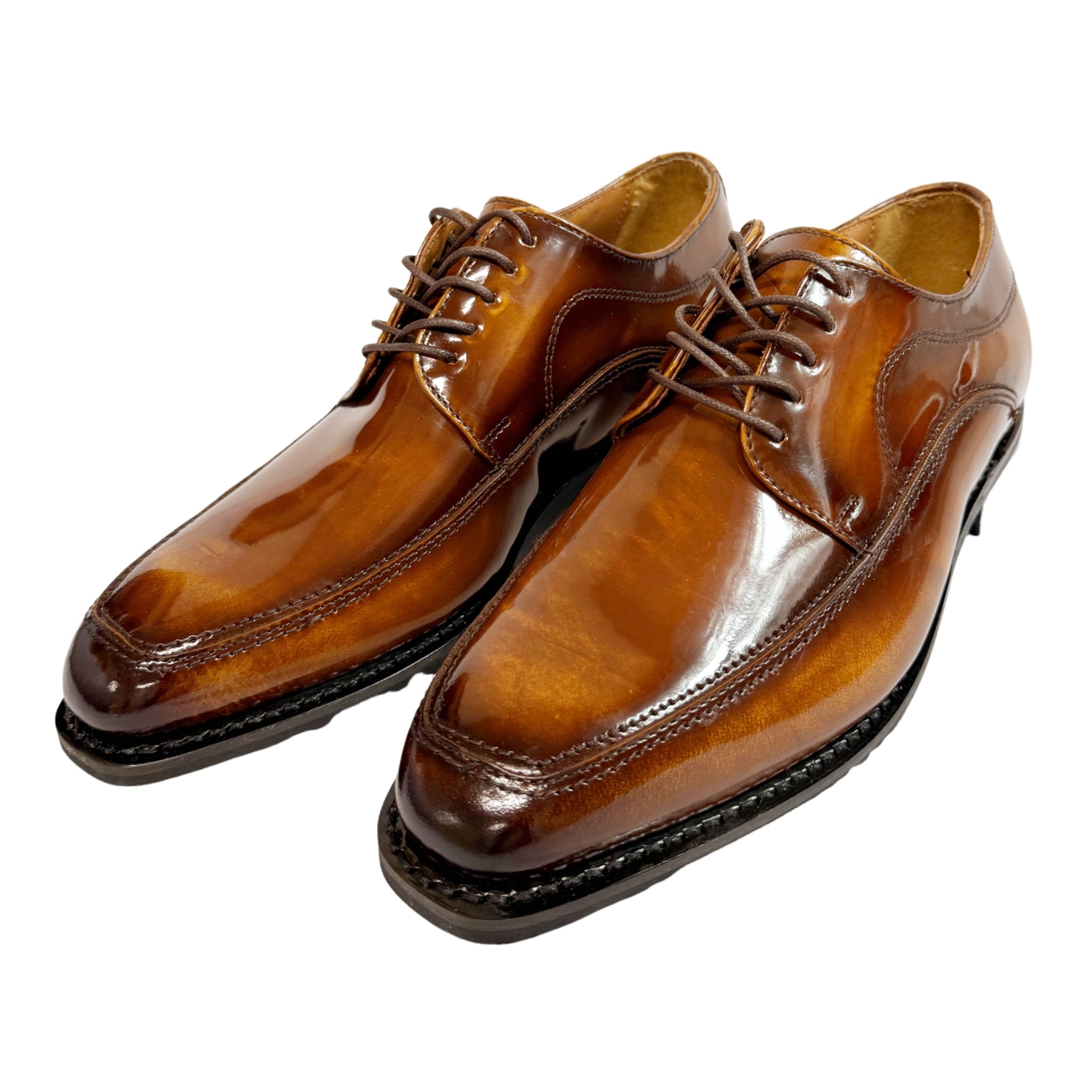 Bishop Leather Ivywood Hi-Shine Tan Shoe