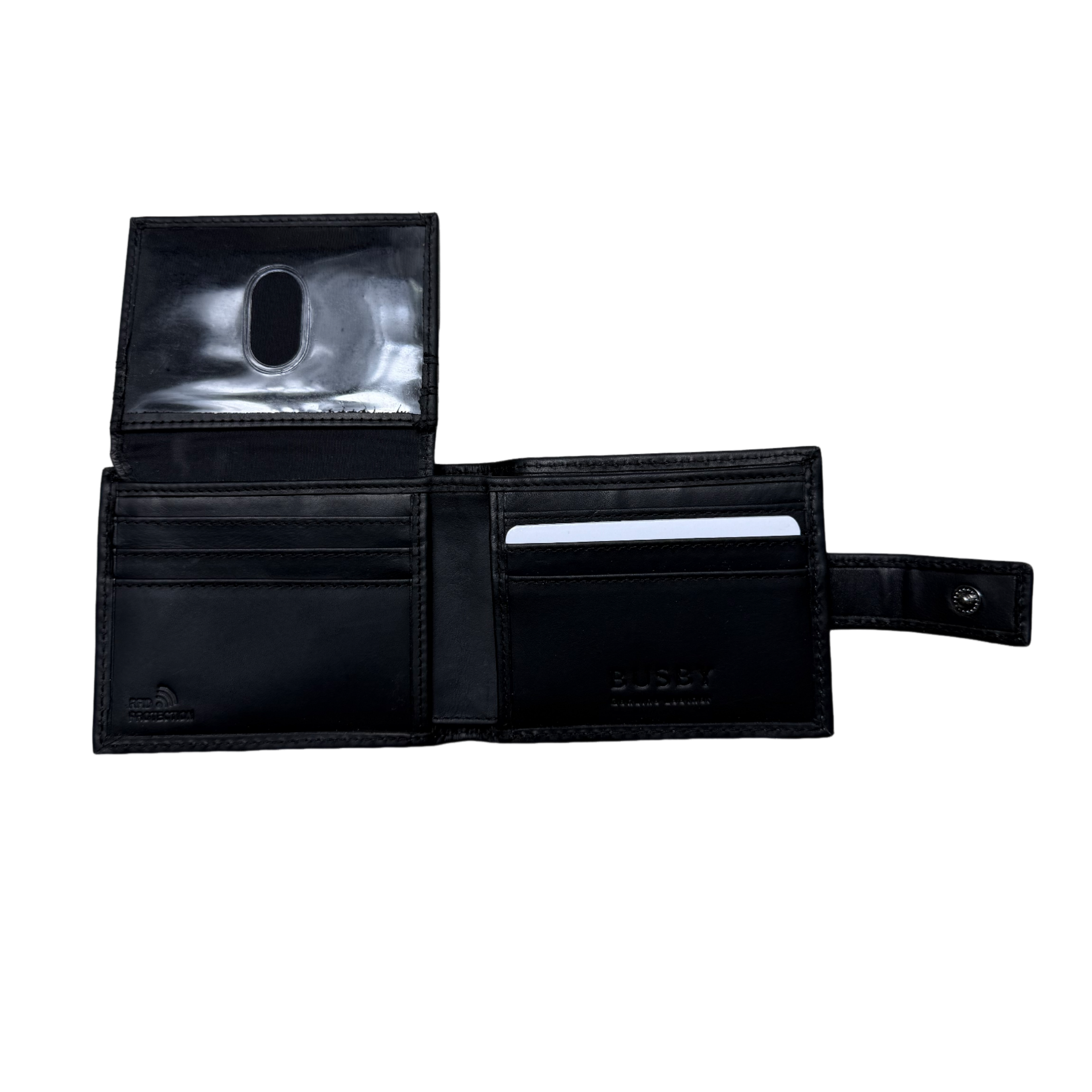 Busby Genuine Leather Black Wallet