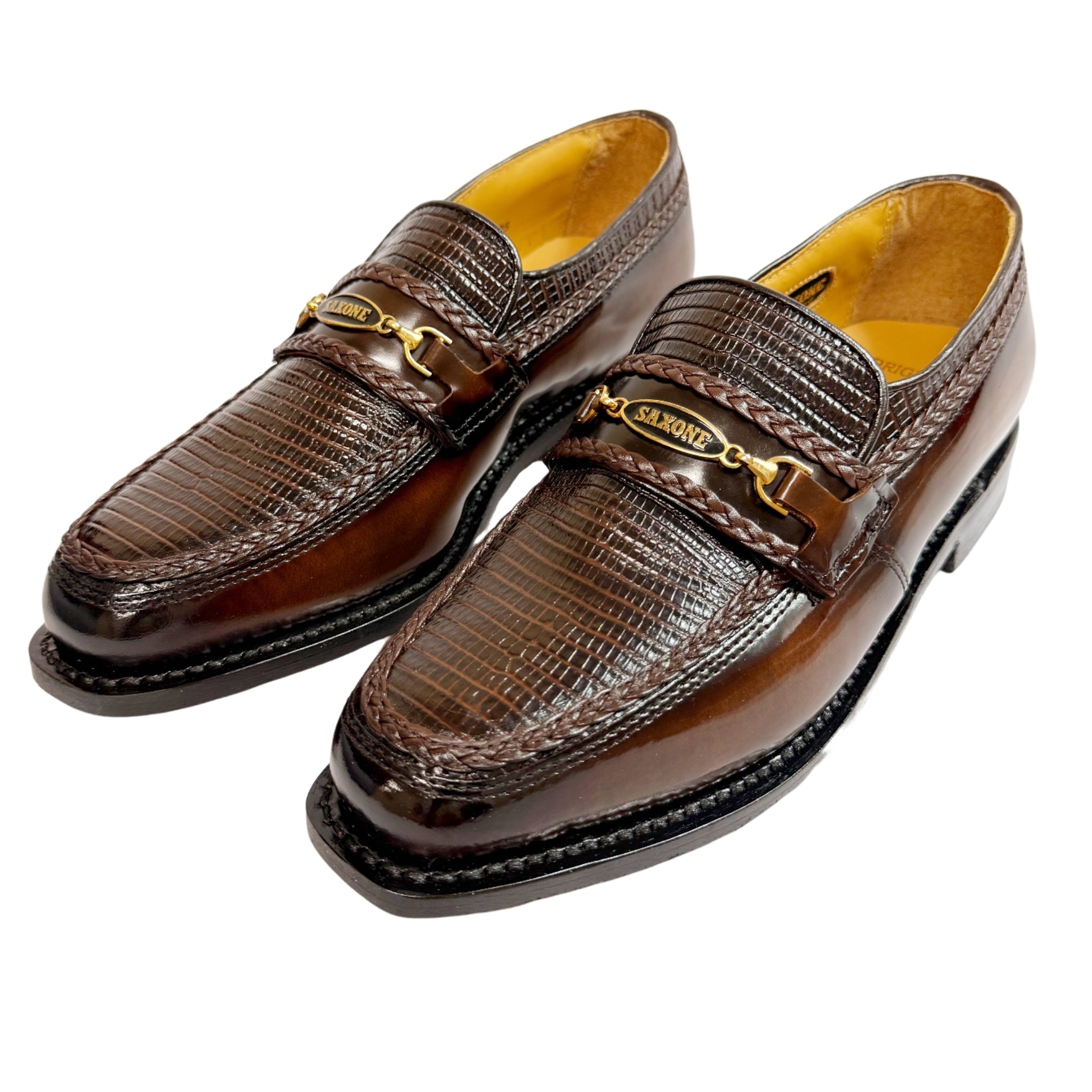 Saxone of Scotland Leather Walnut Moccasin