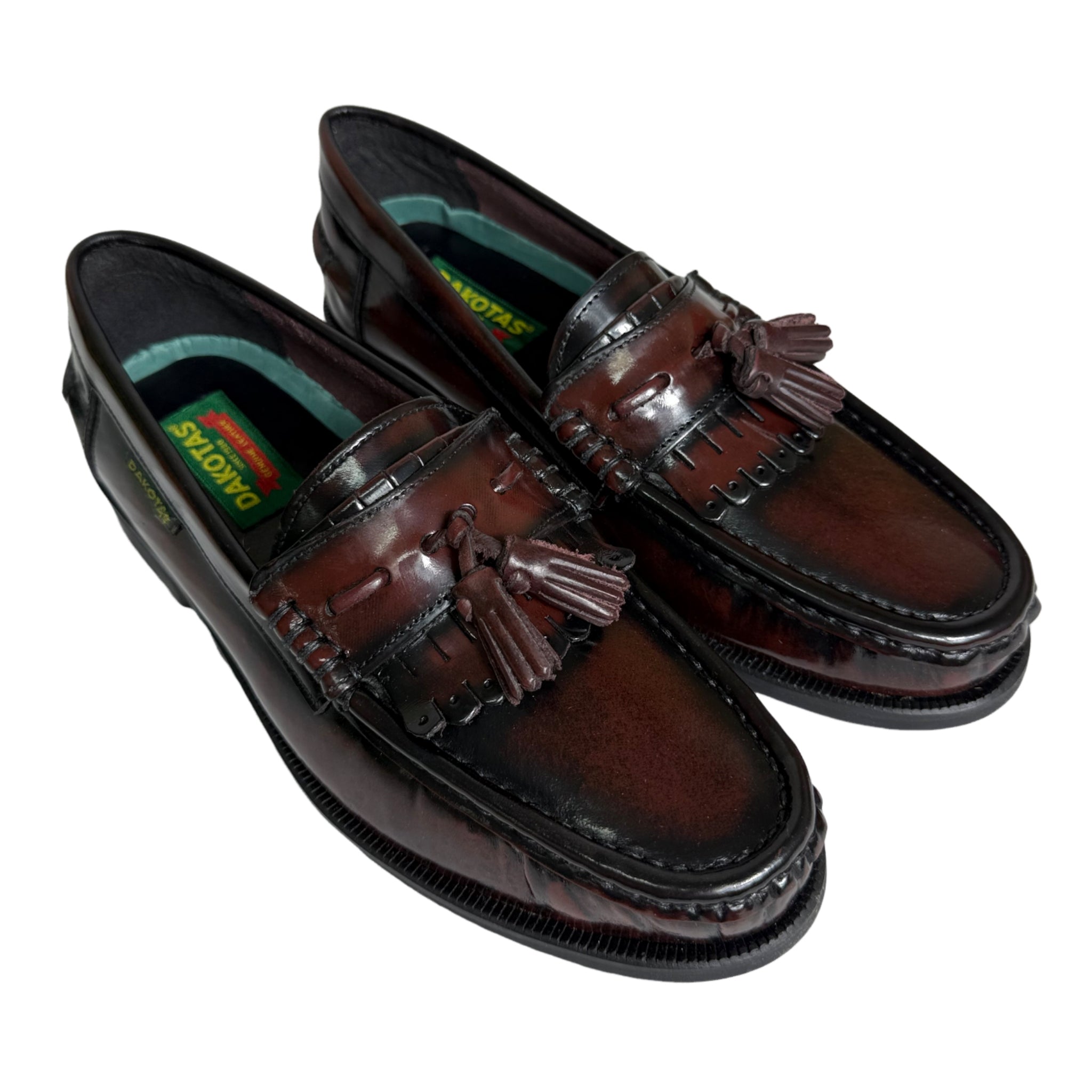Dakotas Tassel Burgundy Hi-Shine Moccasin