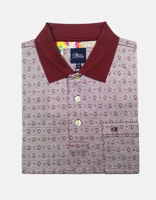 Rossini Italian Burgundy Double Mercerised Golfer