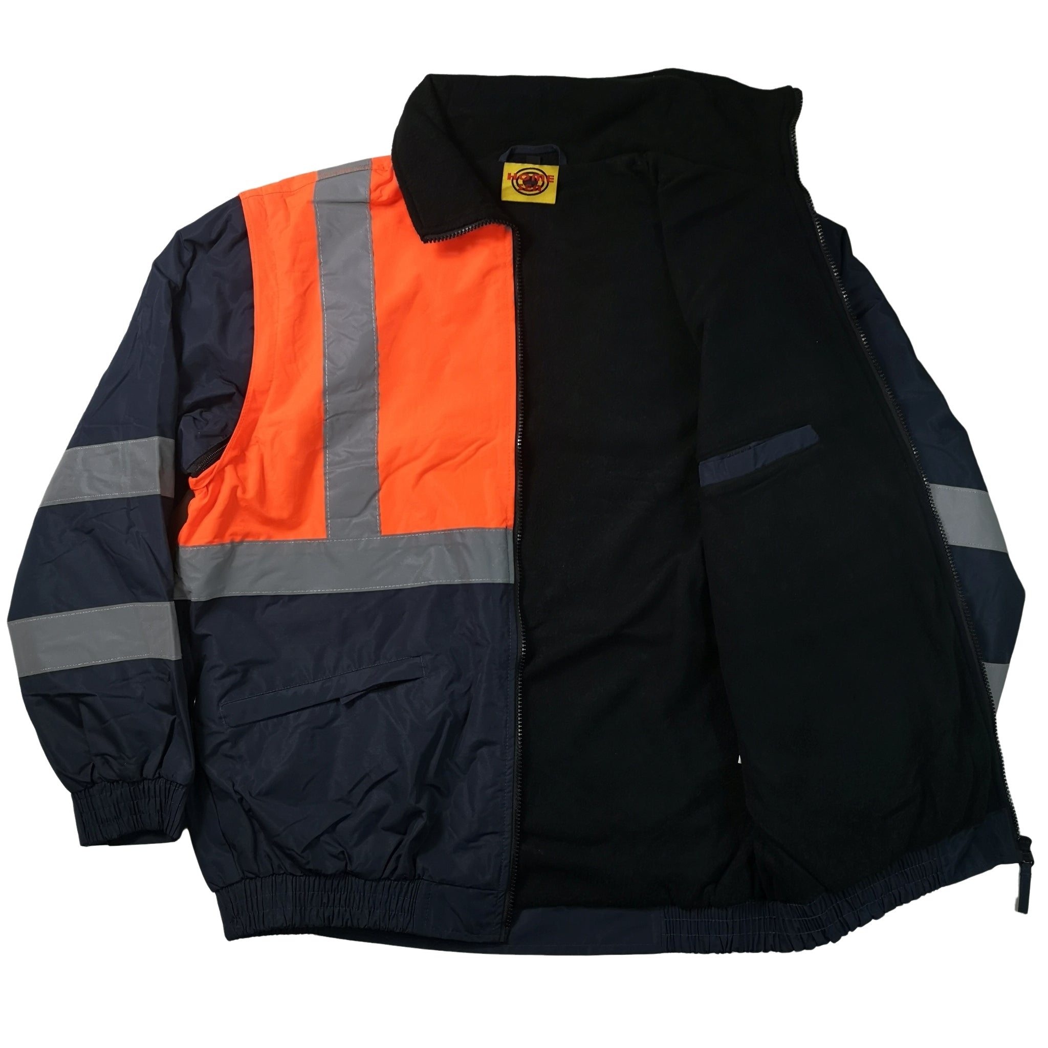 Orange & Blue Reflector Jacket – 2-in-1