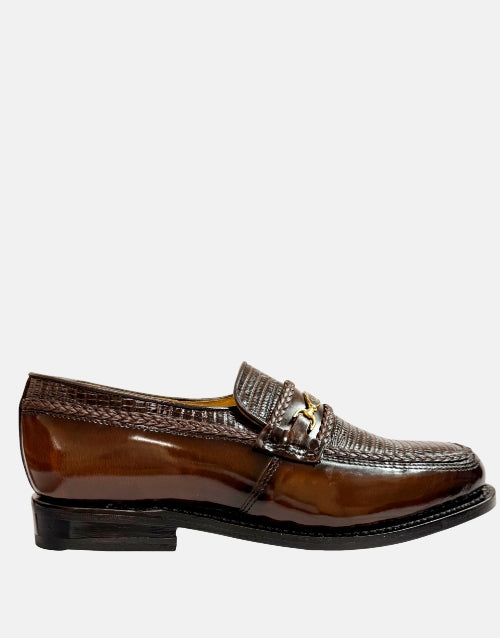 Saxone of Scotland Leather Walnut Moccasin