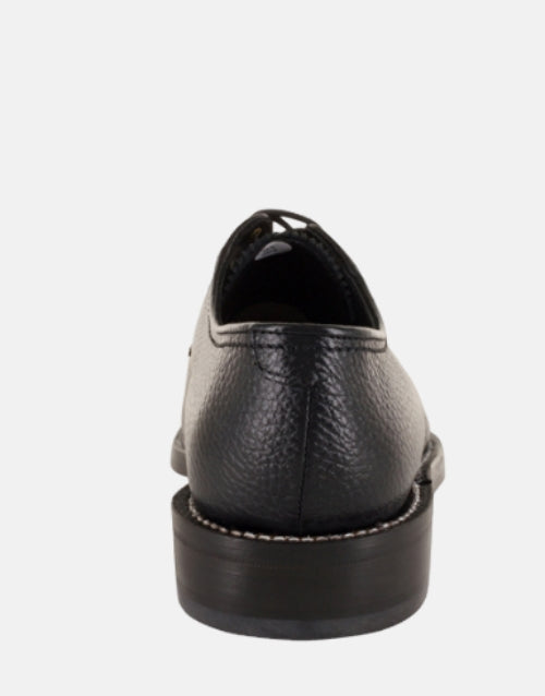 Florsheim Leather Status Black Plain Toe Derby Shoe