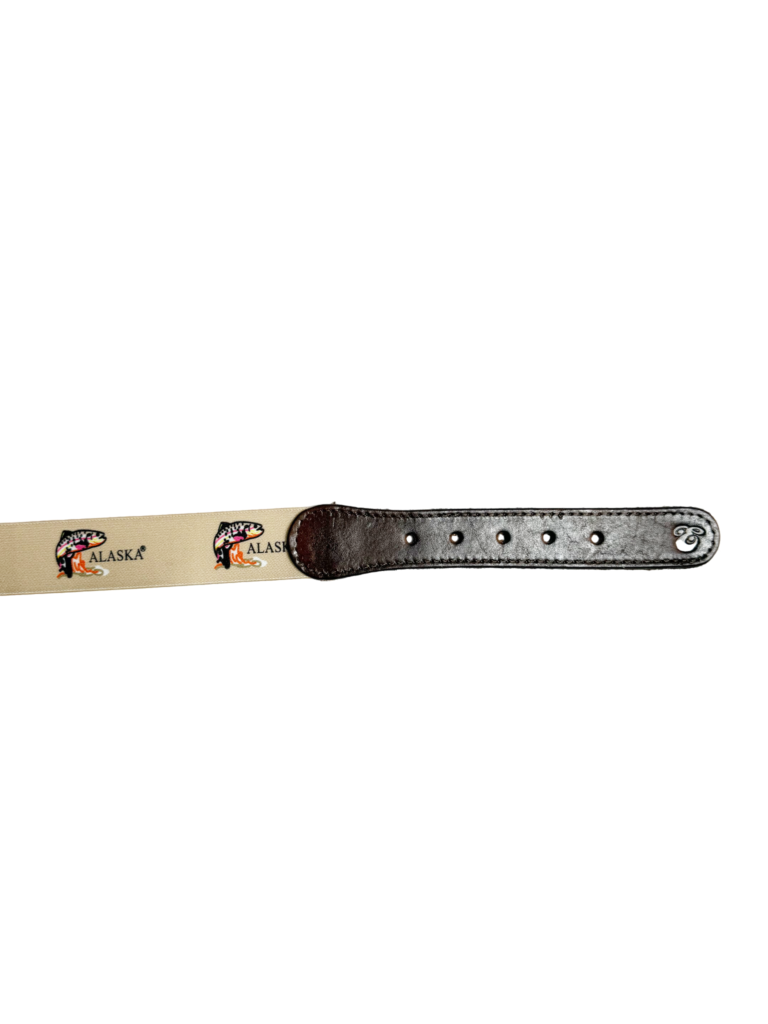 Alaska One Size Fits All Ecru Stone Stretch Belt