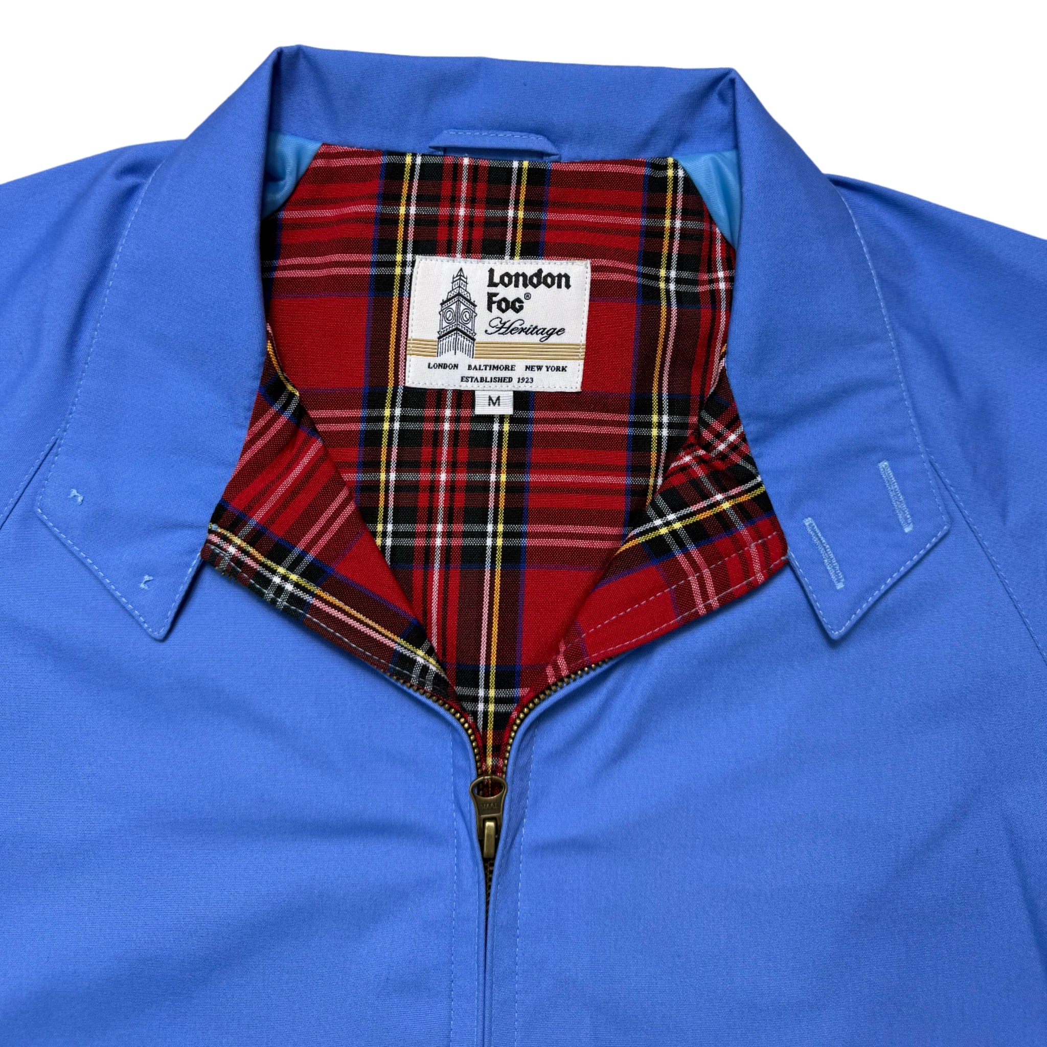 London Fog Sky Blue Harrington Jacket