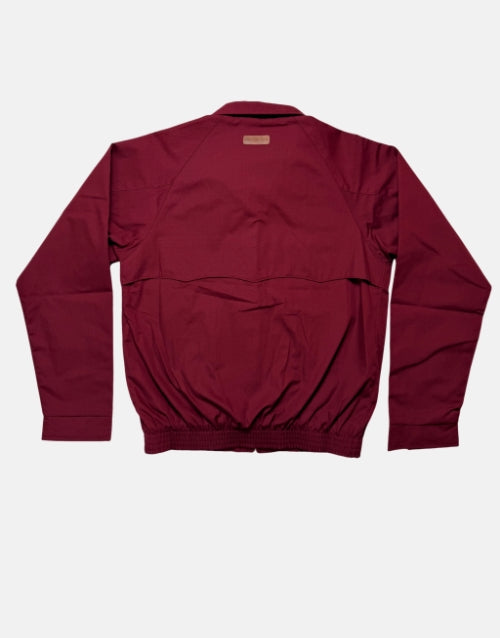 London Fog Burgundy Harrington Jacket