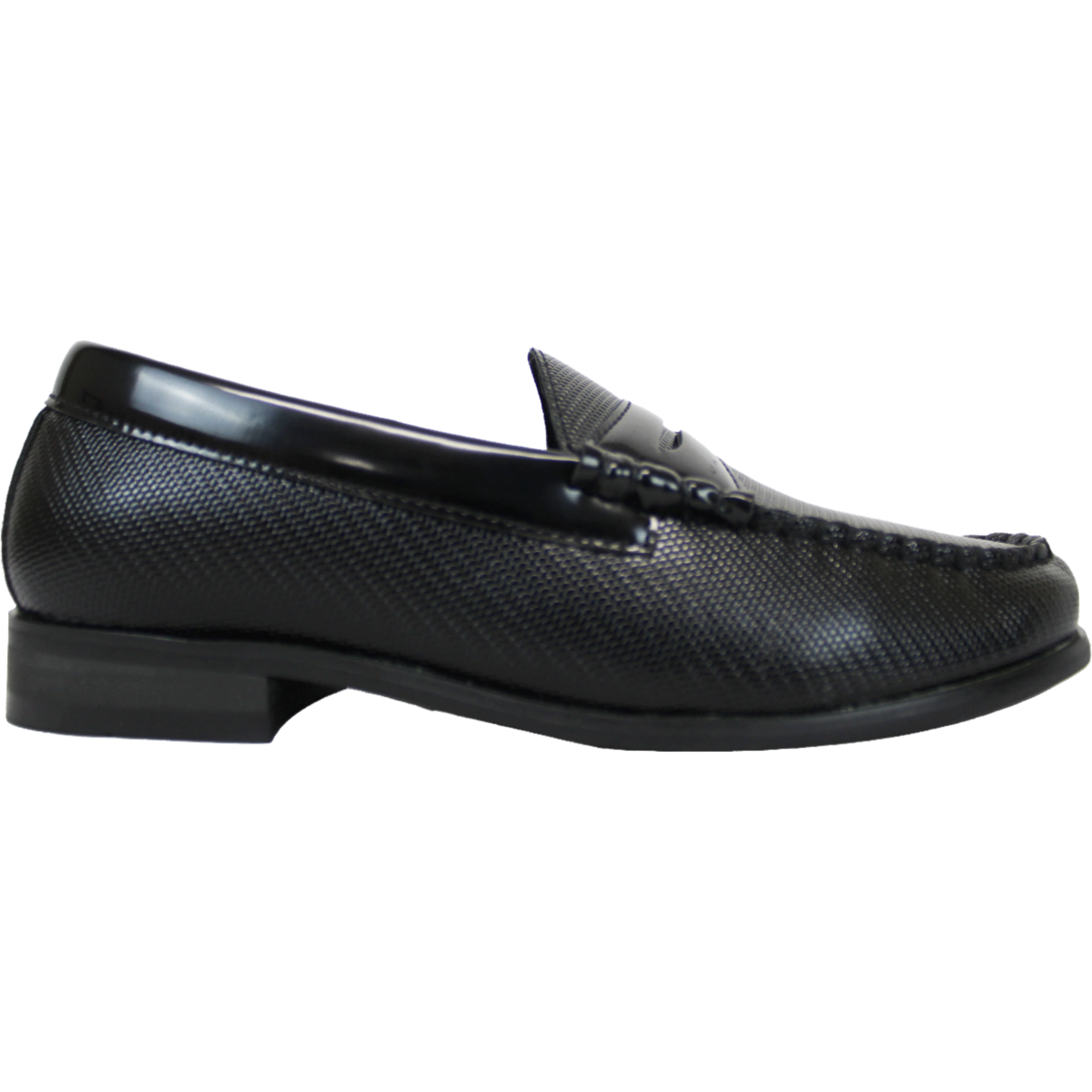 P CROUCH& CO Black Cobra Loafer