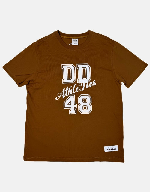 DIADORA Eliseo Brown Graphic T Shirt