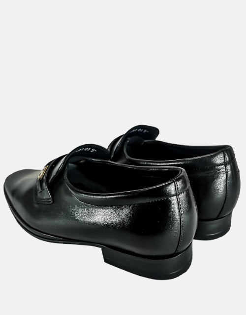 JOHN DRAKE Leather Black Mocassin
