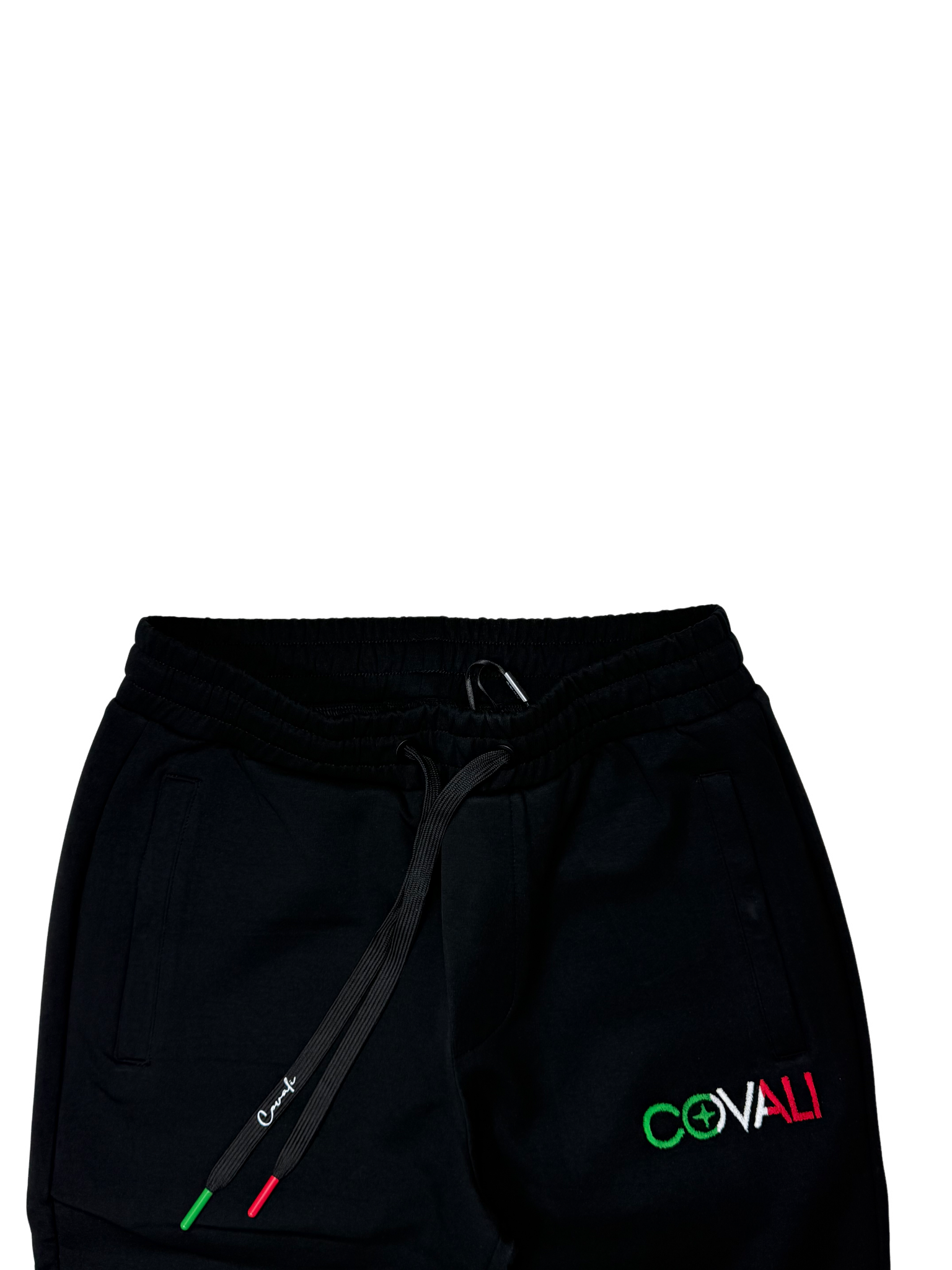 COVALI Italiano Black Sweatpants