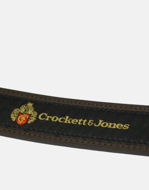 Crockett & Jones Brown Leather Belt