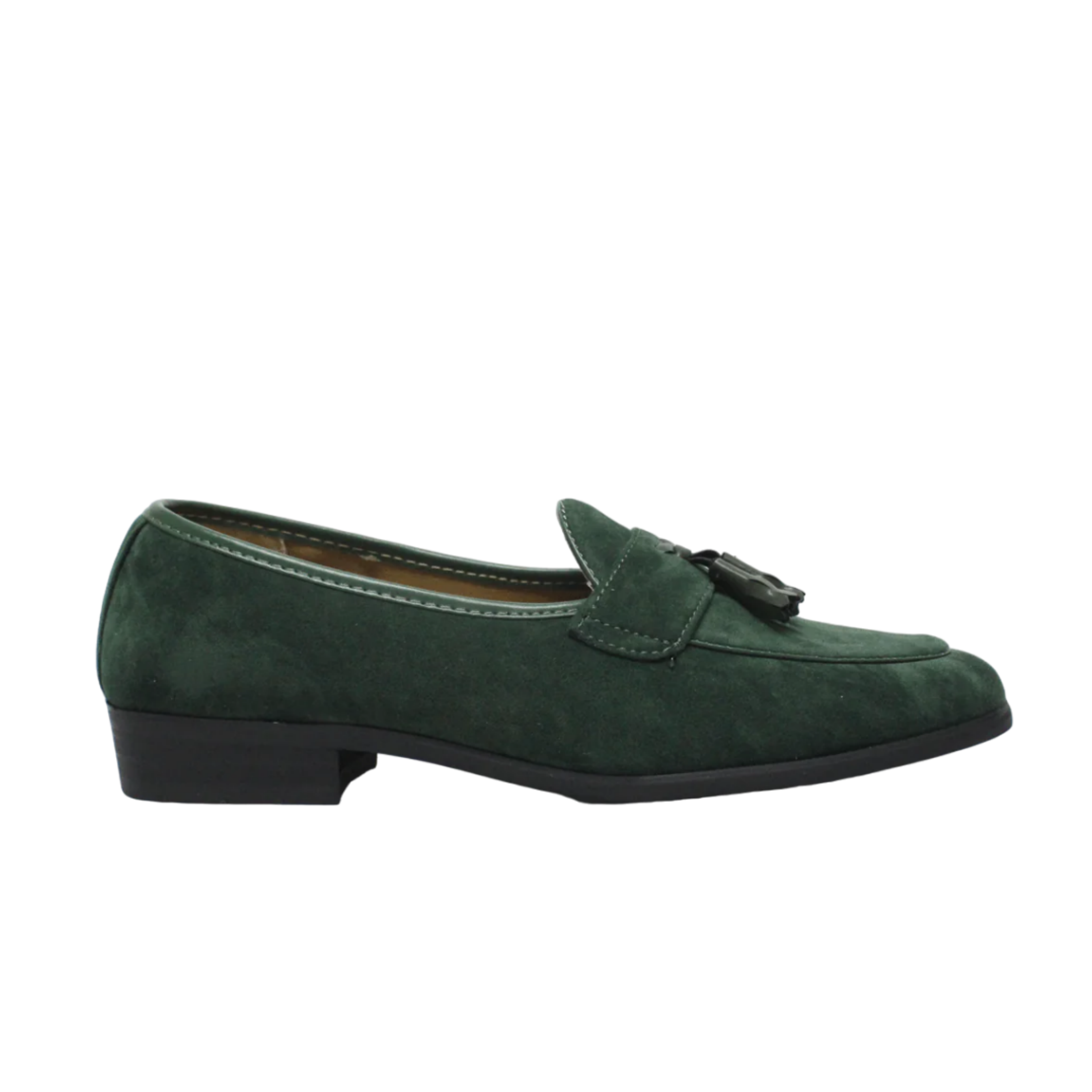 P CROUCH & CO Green Suede