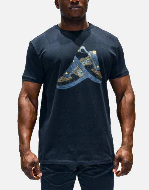 PURE PREMIUM Black SNEAKER T Shirt