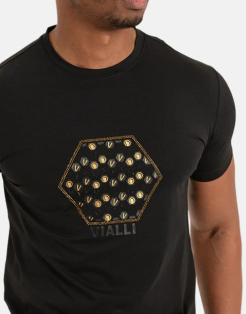 Vialli IMpower Black V T shirt