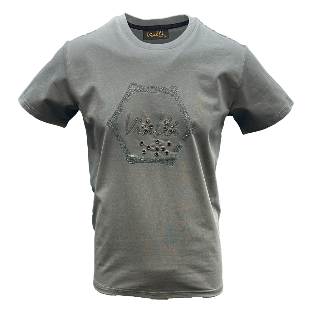 VIALLI Extreme Grey T Shirt