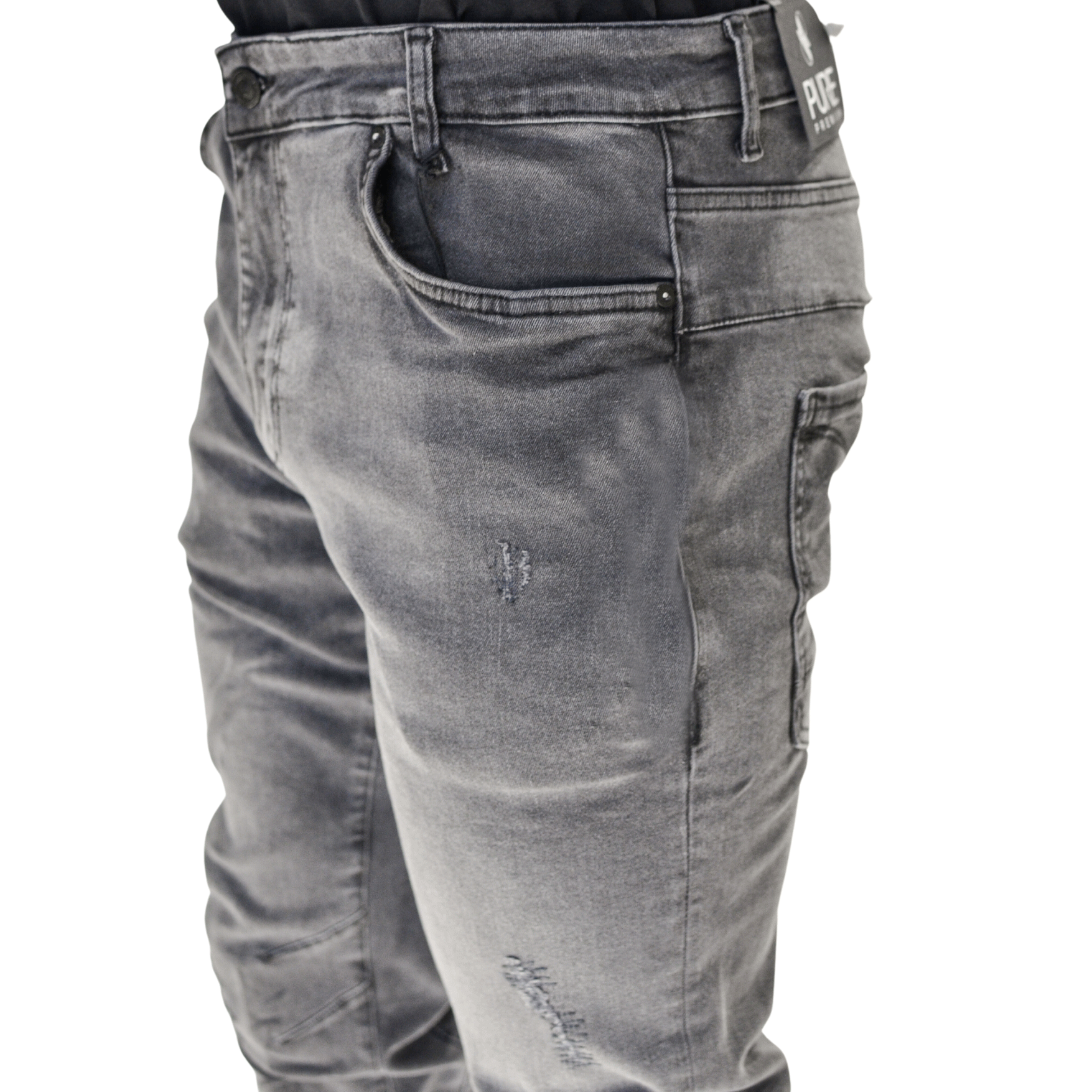 Pure Premium Char Black Denim Jeans