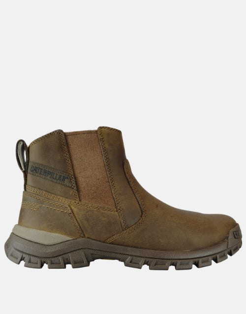 Caterpillar Threshold Tan Brown Chelsea Boots