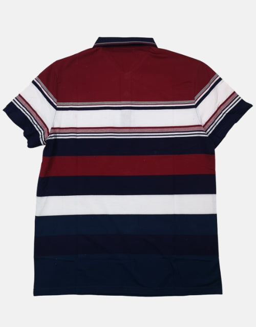 KG Red/Navy Blue And White Stripped Golfer