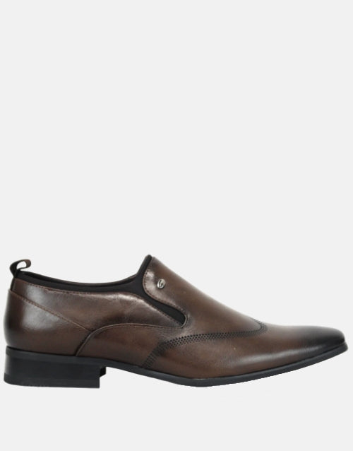 GINO PAOLI Brown Lloyd Slip On