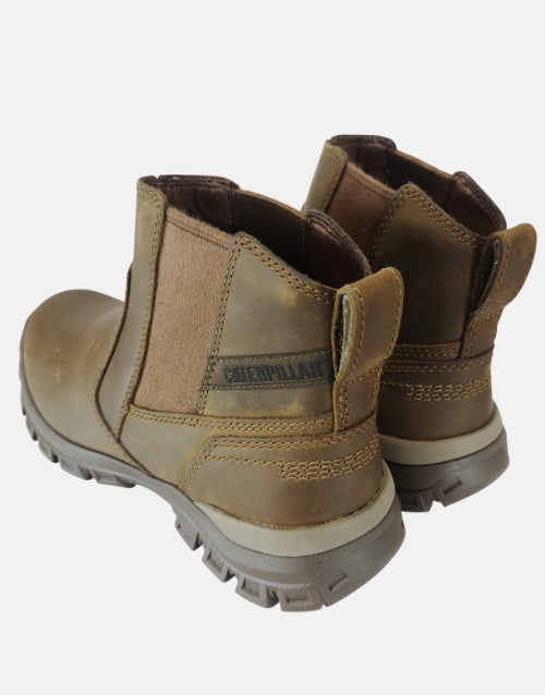 Caterpillar Threshold Tan Brown Chelsea Boots