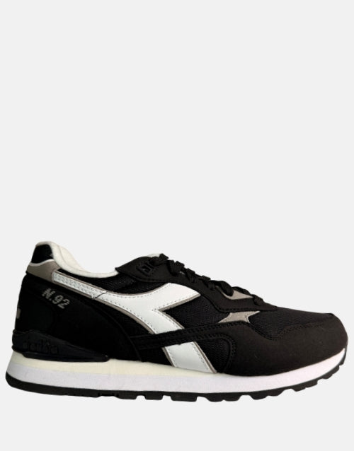 Diadora N92 Trainer Black Jogger Sneaker