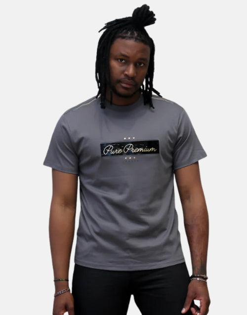 Pure Premium Taglio Charcoal T Shirt